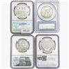 Image 2 : 1986-2015 [4] US Varied Silver Coinage PCGS/NGC PF