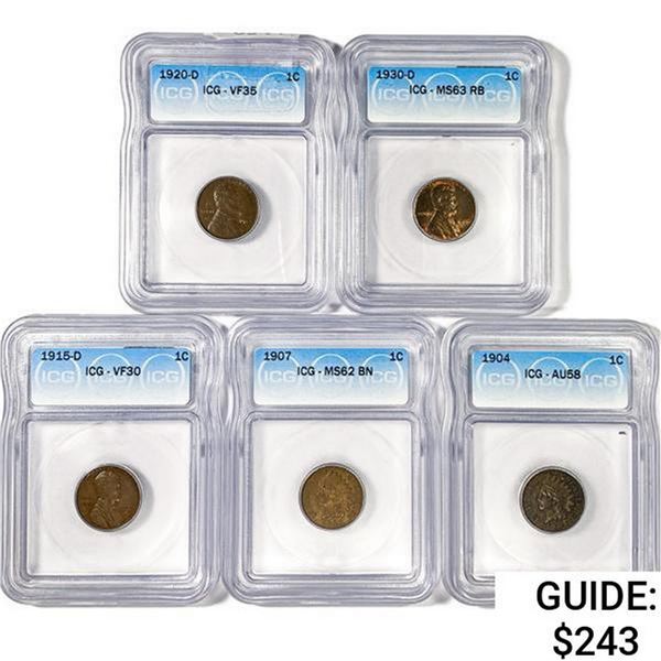 [5] Cents ICG  1904-1930