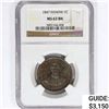 Image 1 : 1847 Kingdom of Hawaii Cent NGC MS62 BN