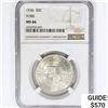 Image 1 : 1936 York Half Dollar NGC MS66