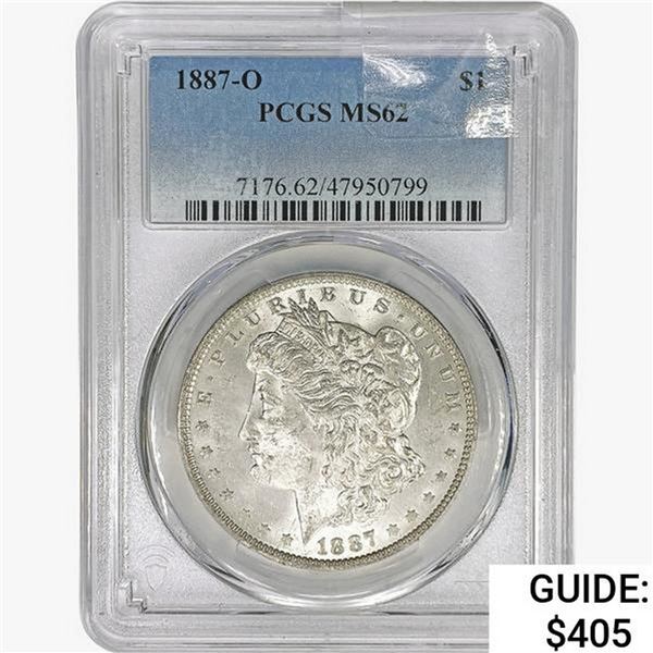 1887-O Morgan Silver Dollar PCGS MS62