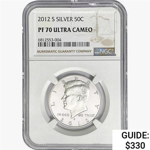 2012-S Kennedy Half Dollar NGC PF70 UC
