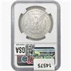 Image 2 : 1898 Morgan Silver Dollar NGC MS63 PL