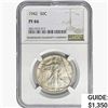 Image 1 : 1942 Walking Liberty Half Dollar NGC PF66