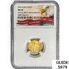 Image 1 : 2016 American 1/10oz. Gold $5 Eagle NGC MS70