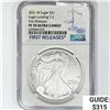 Image 1 : 2021-W Silver Eagle NGC PF70 UC T2 1st Releases