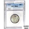 Image 1 : 1917 T1 Standing Liberty Quarter ICG MS64