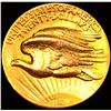 Image 2 : 1907 High Relief $20 Gold Double Eagle CHOICE AU