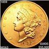 Image 1 : 1859 $20 Gold Double Eagle CHOICE BU