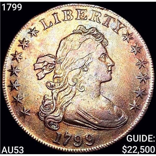 1799 Draped Bust Dollar CLOSELY UNCIRCULATED