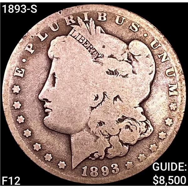 1893-S Morgan Silver Dollar NICELY CIRCULATED