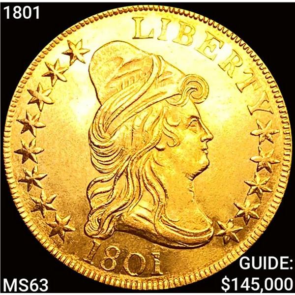 1801 $10 Gold Eagle CHOICE BU