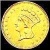 Image 1 : 1862 Rare Gold Dollar CLOSELY UNCIRCULATED