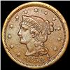 Image 1 : 1853 Braided Hair Large Cent CLOSELY UNCIRCULATED