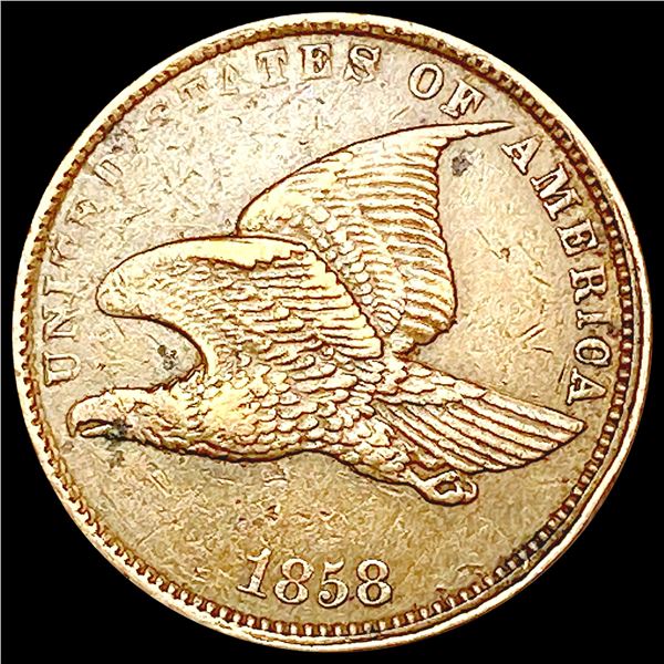 1858 Flying Eagle Cent CLOSELY UNCIRCULATED