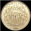 Image 1 : 1866 Shield Nickel CLOSELY UNCIRCULATED