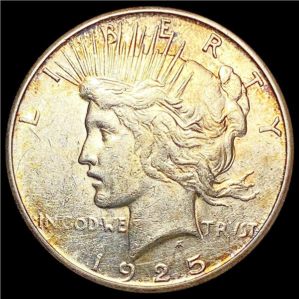 1925-S Silver Peace Dollar NEARLY UNCIRCULATED