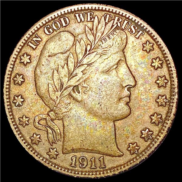 1911 Barber Half Dollar NEARLY UNCIRCULATED