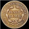 Image 2 : 1853 Arws Seated Liberty Half Dime CLOSELY UNCIRCU