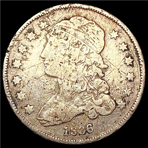 1836 Capped Bust Quarter NICELY CIRCULATED