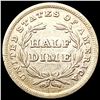 Image 2 : 1839 Seated Liberty Half Dime CLOSELY UNCIRCULATED