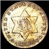 Image 1 : 1852 Silver Three Cent CHOICE AU