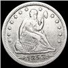 Image 1 : 1853 Arws & Rays Seated Liberty Quarter CLOSELY UN