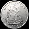 Image 1 : 1861-S Seated Liberty Half Dollar CLOSELY UNCIRCUL