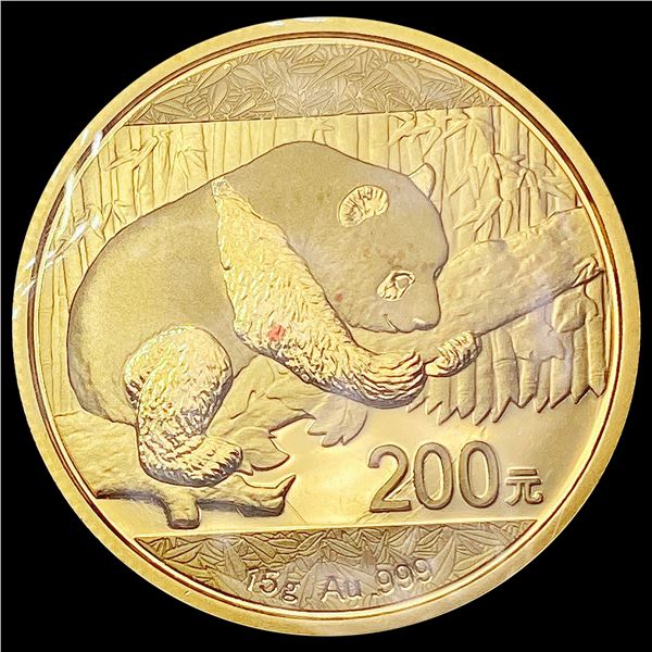 2016 China Gold Panda .4822oz GEM PROOF