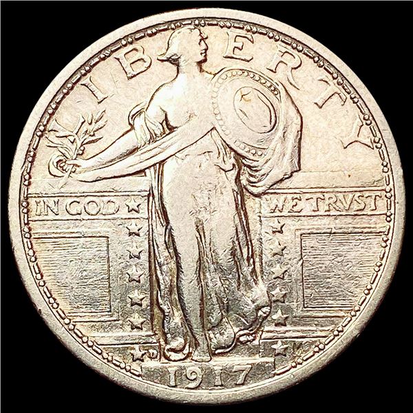 1917-D Standing Liberty Quarter NEARLY UNCIRCULATE
