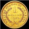 Image 2 : 1851 Rare Gold Dollar CLOSELY UNCIRCULATED
