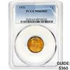 Image 1 : 1933 Wheat Cent PCGS MS65 RD