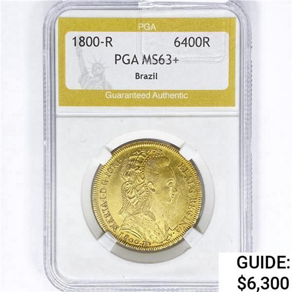 1800-R 6400R .42 oz. Brazil gold PGA MS63+