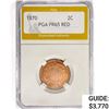 Image 1 : 1870 Two Cent Piece PGA PR65 RED