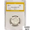 Image 1 : 1917 Standing Liberty Quarter PGA MS63 FH Type 2