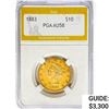 Image 1 : 1883 $10 Gold Eagle PGA AU58