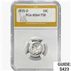 Image 1 : 1935-D Mercury Silver Dime PGA MS64 FSB