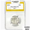 Image 1 : 1917 T1 Standing Liberty Quarter PGA MS63 FH