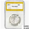 Image 1 : 1917 Walking Liberty Half Dollar PGA MS65
