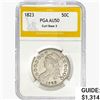 Image 1 : 1823 Capped Bust Half Dollar PGA AU50 Curl Base 3