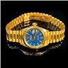 Image 2 : Rolex Datejust Lady President Royal Blue Dial 18K