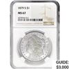 Image 1 : 1879-S Morgan Silver Dollar NGC MS67