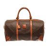 Image 1 : Celine Brown Macadam Pattern Logo Embossed Big Boston Bag