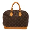 Image 1 : Louis Vuitton Brown Monogram Canvas Alma Satchel Bag