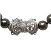 Image 2 : Pearl and Diamond Necklace - 14KT White Gold