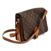 Image 2 : Louis Vuitton Brown Monogram Leather Cartouchiere GM Messenger Bag