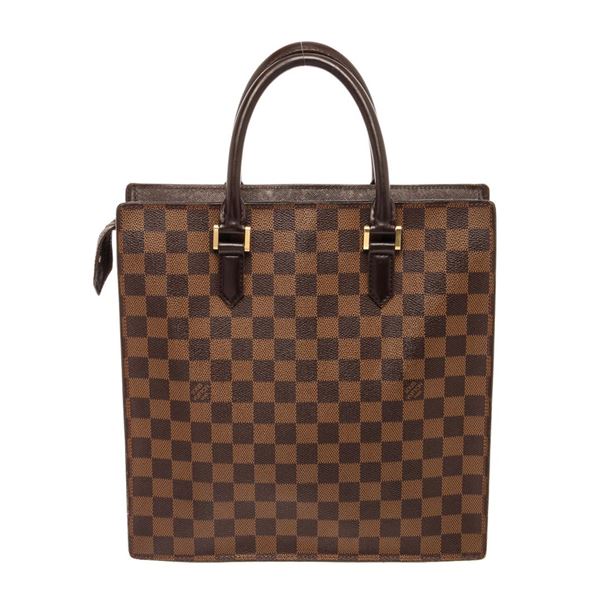 Louis Vuitton Brown Damier Ebene Venice Sac Plat Bag