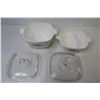 Image 2 : (2) Corning Ware Casserole Dishes w/Lids