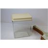 Image 10 : Vegetable Oil Container - Graters - Drying Rack - Egg Slicer - Metal Egg Net - Hindged Press? - Misc