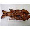 Image 2 : Vintage Wooden Fish Shaped Divided Tray Platter, Cavatelli Maker, Bacon Press,(11) Small Melamine Bo
